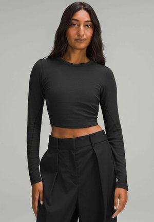 lululemon Long sleeved top - black