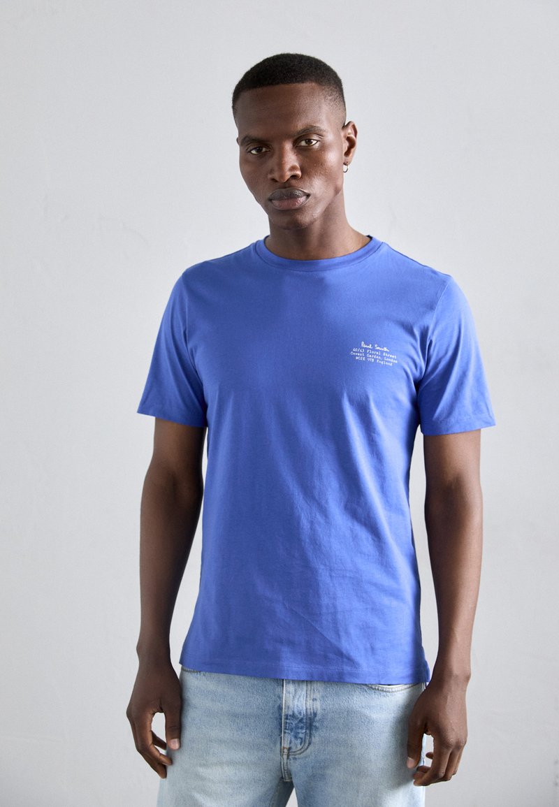 T-shirt Voiture Paul Smith London, Coupe Regular, Homme, Bleu, Fabriqué Aux US, Tailles S à 5XL Dispo !