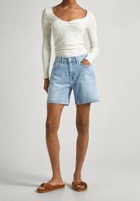Pepe Jeans Shorts vaqueros - blue denim