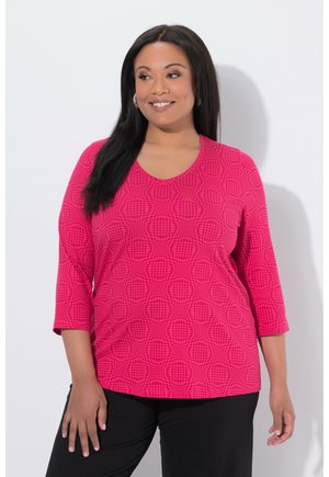 ILLUSION PRINT - Langærmet T-shirt - red