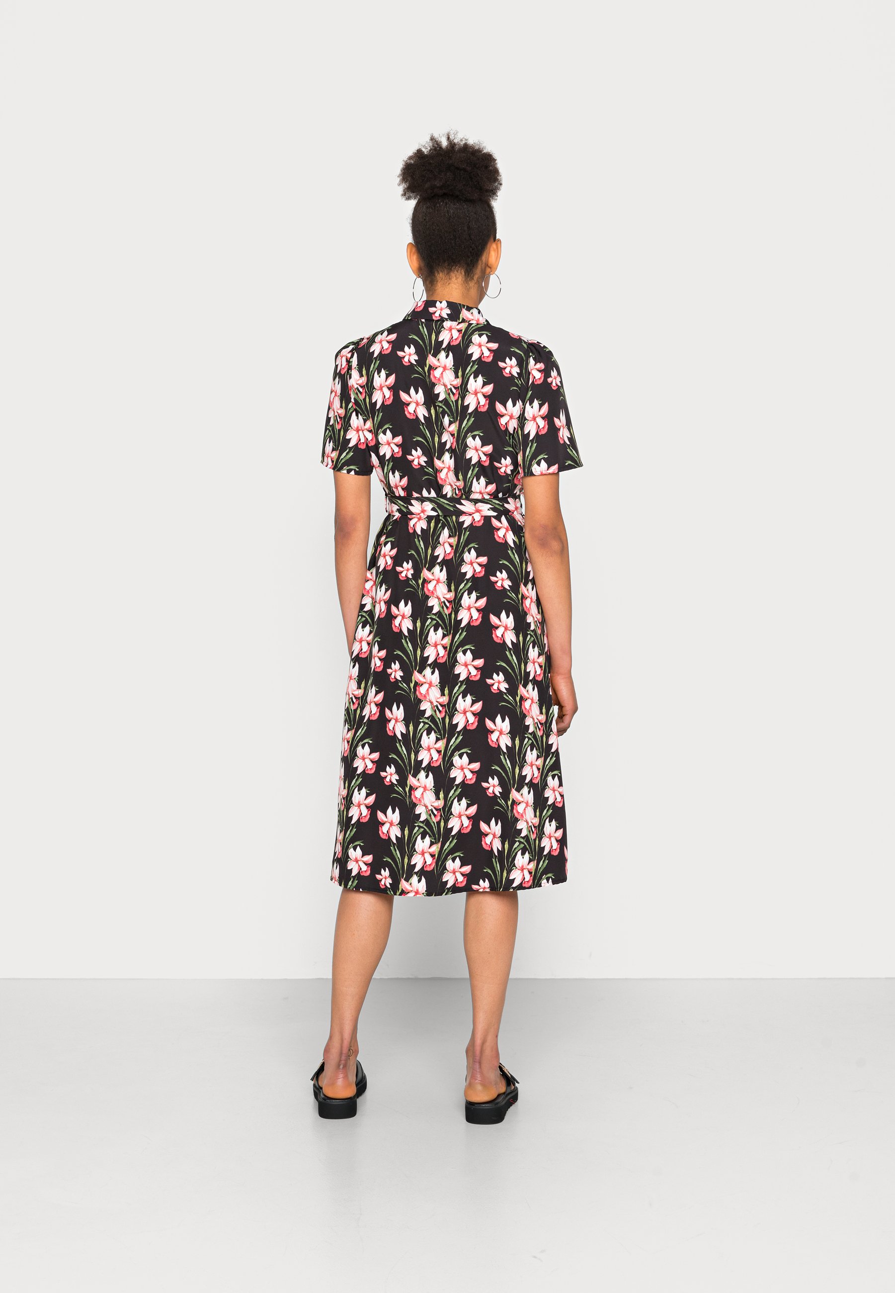 VILA VICAMILLA SHIRT DRESS - Jurk - black/zwart - Zalando.nl
