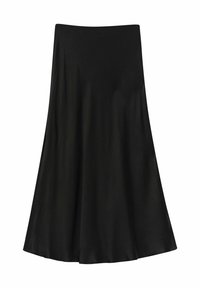 Shana Satin skirt - A-lijn rok - black