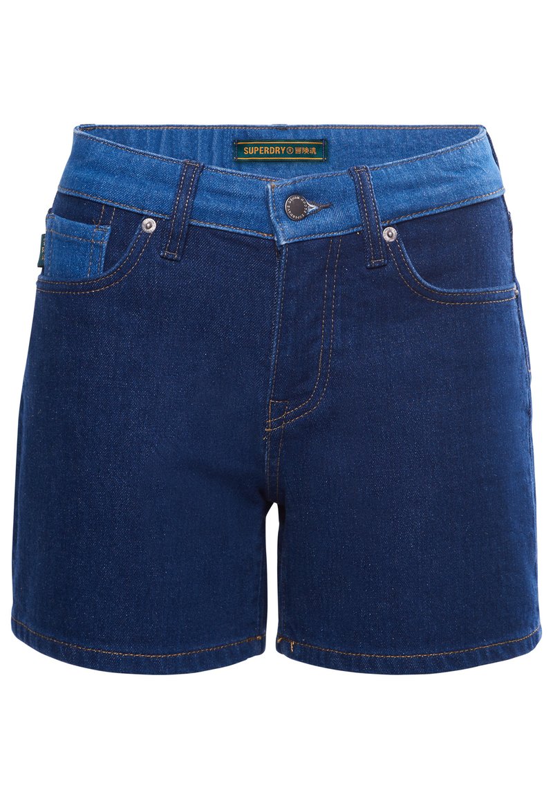 Superdry & Co Jeansshort blauw