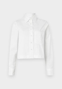 CROPPED CLASSIC SHIRT - Button down-skjorte - white
