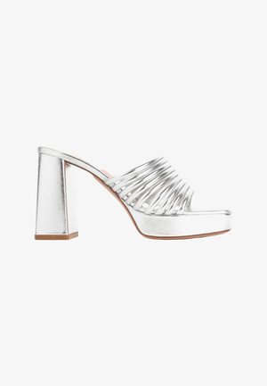 Gianvito Rossi, Mules à talons - silver-coloured