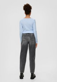 QS Langarmshirt - himmelblau