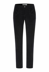 Námořnické manšestrové kalhoty se slim fit střihem, dva přední kapsy, zapínání na knoflík a hladkou texturu. Casual styl vhodný pro každodenní nošení.