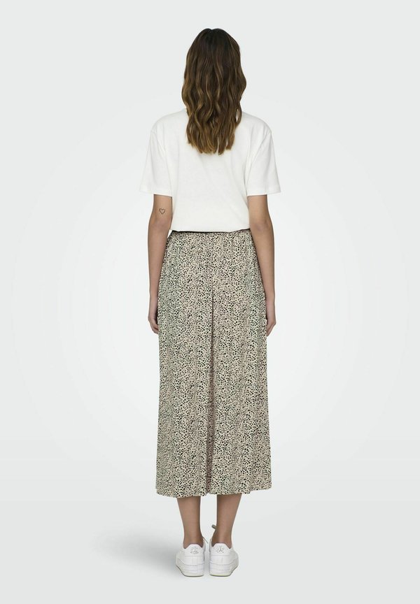 ONLVENEDIG AOP LIFE - A-line skirt - silver mink2