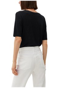 s.Oliver T-shirt print - schwarz