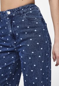 Pieces PCNEA  - Džínsy voľného strihu - medium blue denim