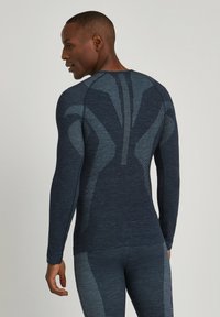 FALKE LANGARMSHIRT WOOL-TECH - Maglietta intima - space blue