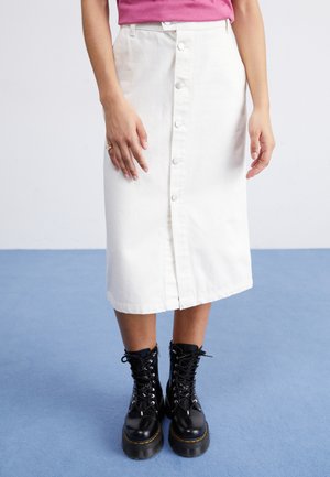 COLBY SKIRT - Jeansrock - white