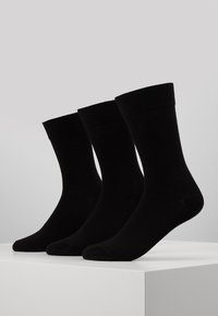 Pier One 3 PACK - Meias - black