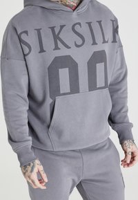 SIKSILK Felpa con cappuccio - grey
