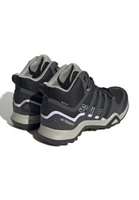 Adidas Terrex SWIFT R2 MID GORE-TEX - Zapatillas de senderismo - core black/dgh solid grey/purple tint