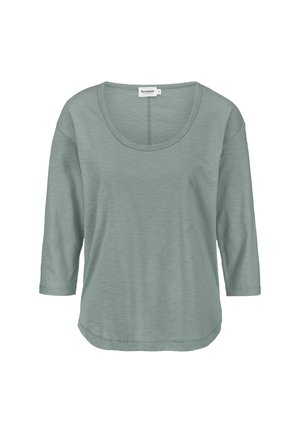 hessnatur, RELAXED - Camiseta de manga larga - mattgrün