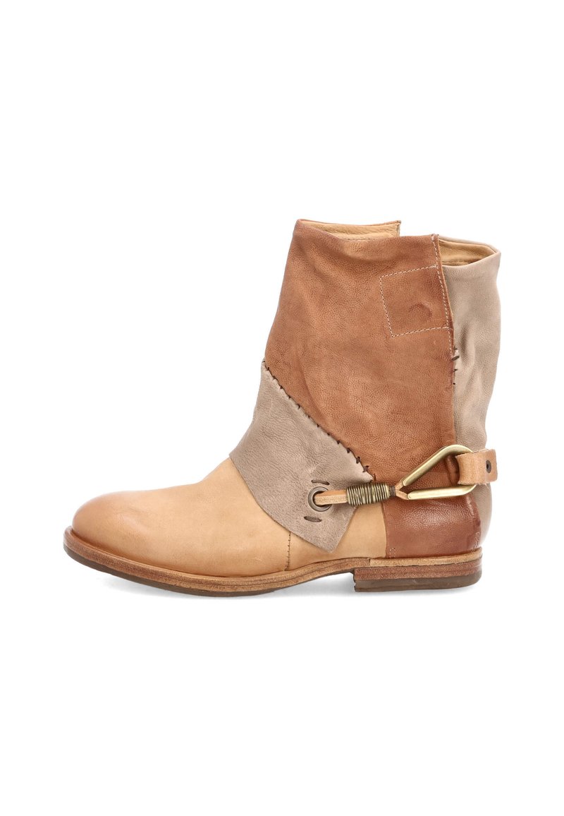 Damen Ankle Boots | A.S.98 Cowboy-/Bikerstiefelette camel - DG26488 Damen Ankle Boots | A.S.98 Cowboy-/Bikerstiefelette camel - DG26488