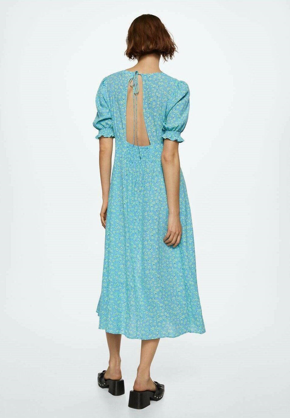 Mango DAISY - Day dress - turquoise 