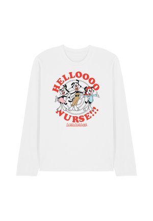 Cotton Soul, ANIMANIACS/HELLO NURSE - Long sleeved top - white