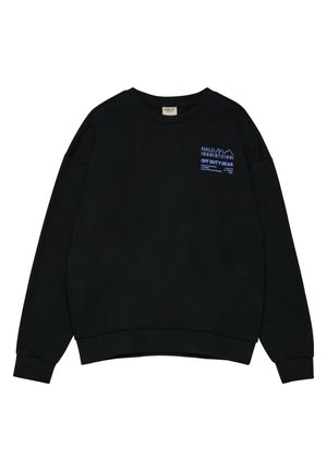 GRAPHIC BOXY CREW UNISEX - Sweatshirt - black palace blue