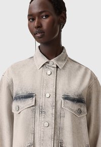 AllSaints SPARKLE  - Jeanskleid - snow grey