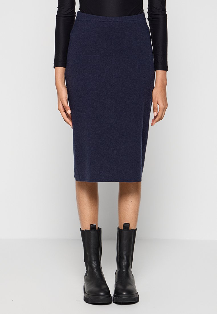 Apart Kokerrok donkerblauw Apart Kokerrok donkerblauw