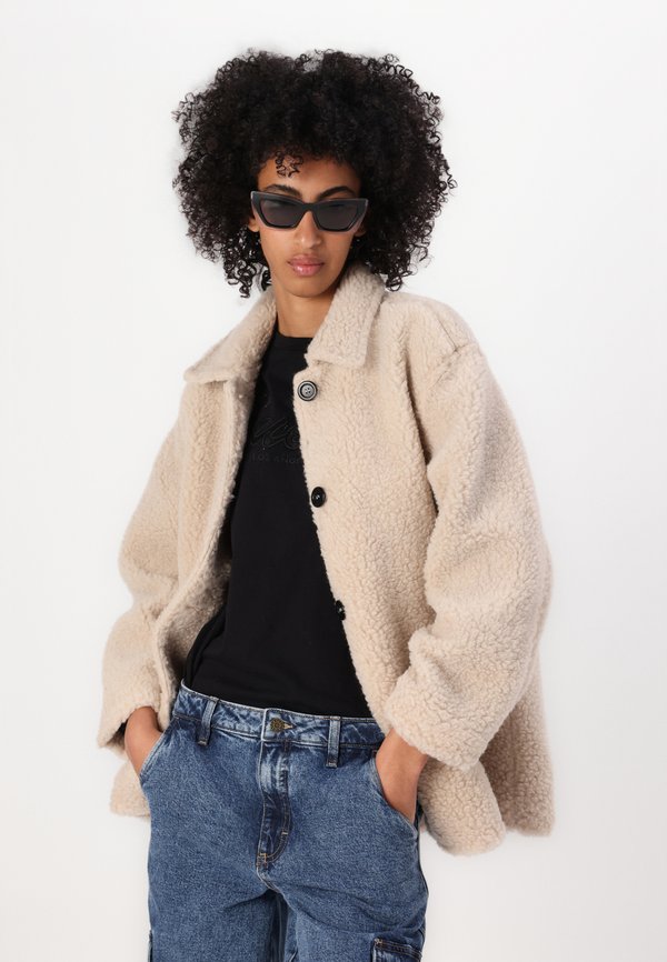 GOMAZ - Short coat - taupch3