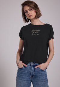 Street One Studio Print T-shirt - schwarz