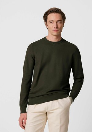 PROFUOMO, PROFUOMO PULLOVER CREW-NECK - Trui - dark green