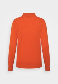 pure cashmere MOCKNECK - Pulóver - fall orange