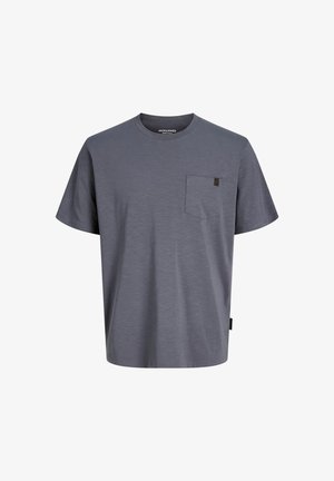 Jack & Jones, T-SHIRT PLUS SIZE BADGE T-SHIRT - T-shirts basic - turbulence
