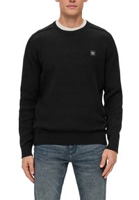s.Oliver Pullover - schwarz
