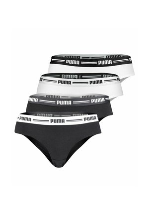 BRAZILIAN 4ER PACK ECOM SOFT  STRETCH - Briefs - schwarz   weiß