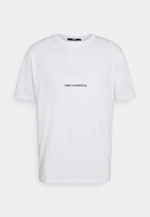 T-shirt med print - white