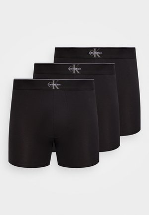 BRIEF 3 PACK - Μποξεράκια σε στενή γραμμή - black