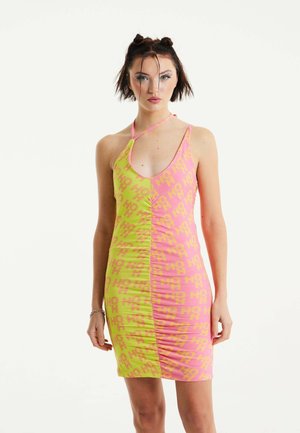House of Holland PRINTED WITH OPEN BACK - Shift dress - multi coloured