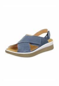 Think! MEGGIE - Wedge sandals - blau