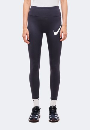 Nike Performance, W NK DF TEMPO HR 7/8 TGT SWHBR - Клин за бягане - gridiron/white