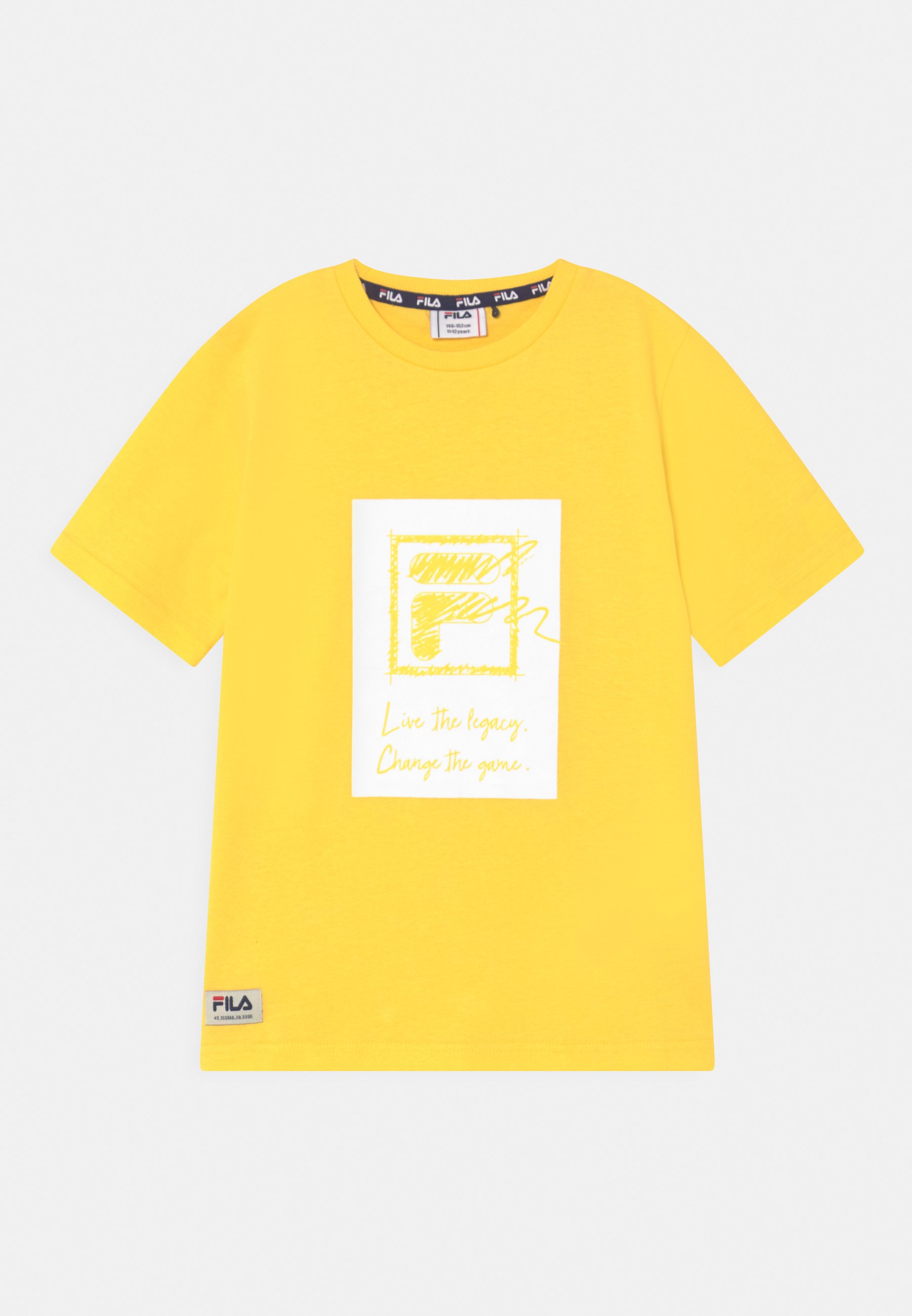 Fila TRENDELBURG TEE Print T-shirt habanero gold/yellow