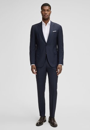 SET - Anzug - dunkelblau gemustert