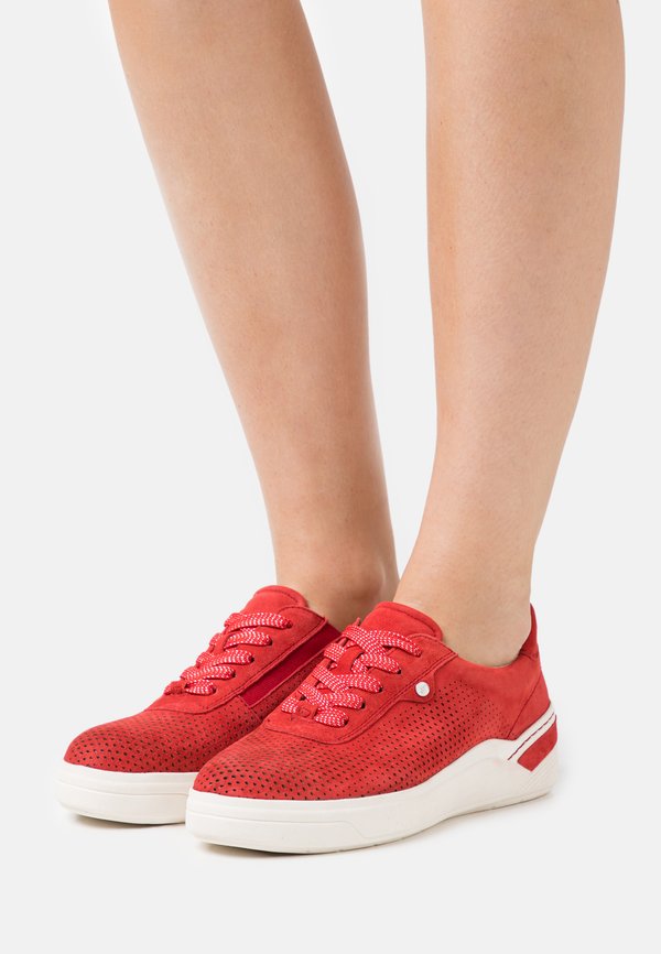 LACE UP - Sneaker low - sangria