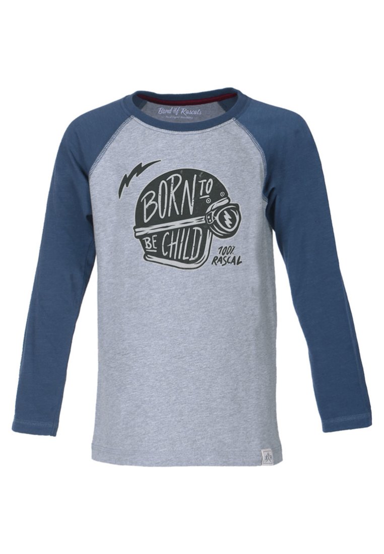 Band of Rascals HELMET RAGLAN - Langarmshirt - blue