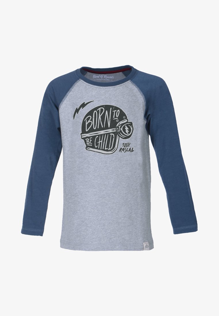 Band of Rascals HELMET RAGLAN - Langarmshirt - blue