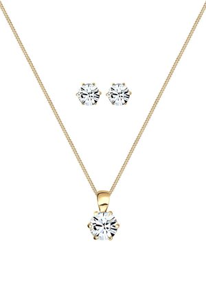 SPARKLING STACK - MIT KRISTALLEN VON SWAROVSKI® - Ohrringe - gold-coloured