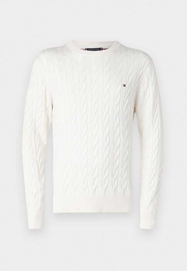 CLASSIC CABLE CREW NECK - Jumper - ivory petal4