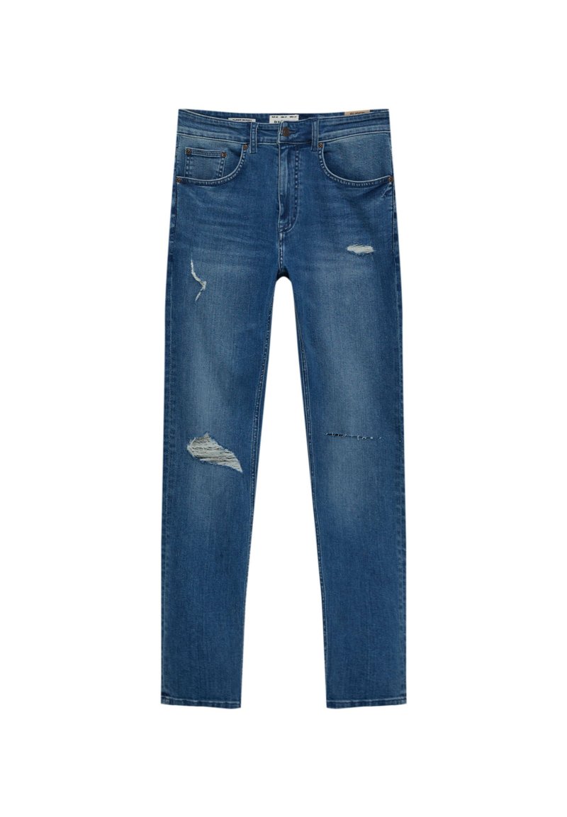 PULL&BEAR Traperice uskog kroja blue/plavo Zalando.hr