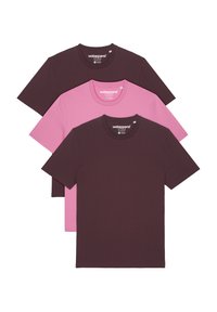 Unausgewählt, red brown bubble pink