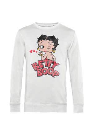 BETTY BOOP FADED GRAPHIC PRINT - Sudadera - white