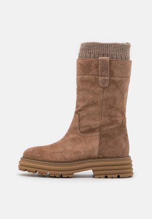 Bottes - cognac