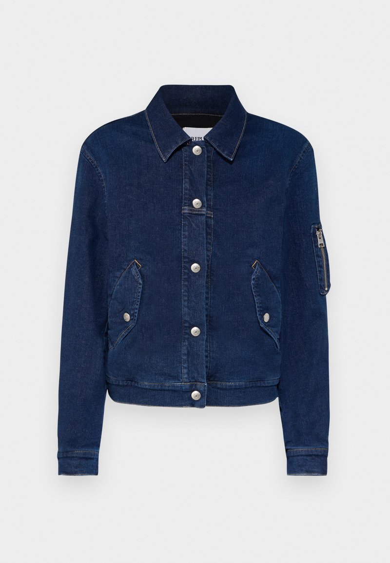 Replay Spijkerjas donkerblauw denim